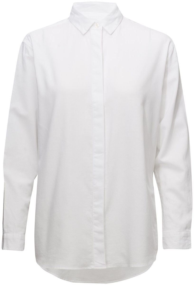 CAICO 2634 HVIT SKJORTE | Hoyer.no caico hvit oversized skjorte dame samsøe & samsøe